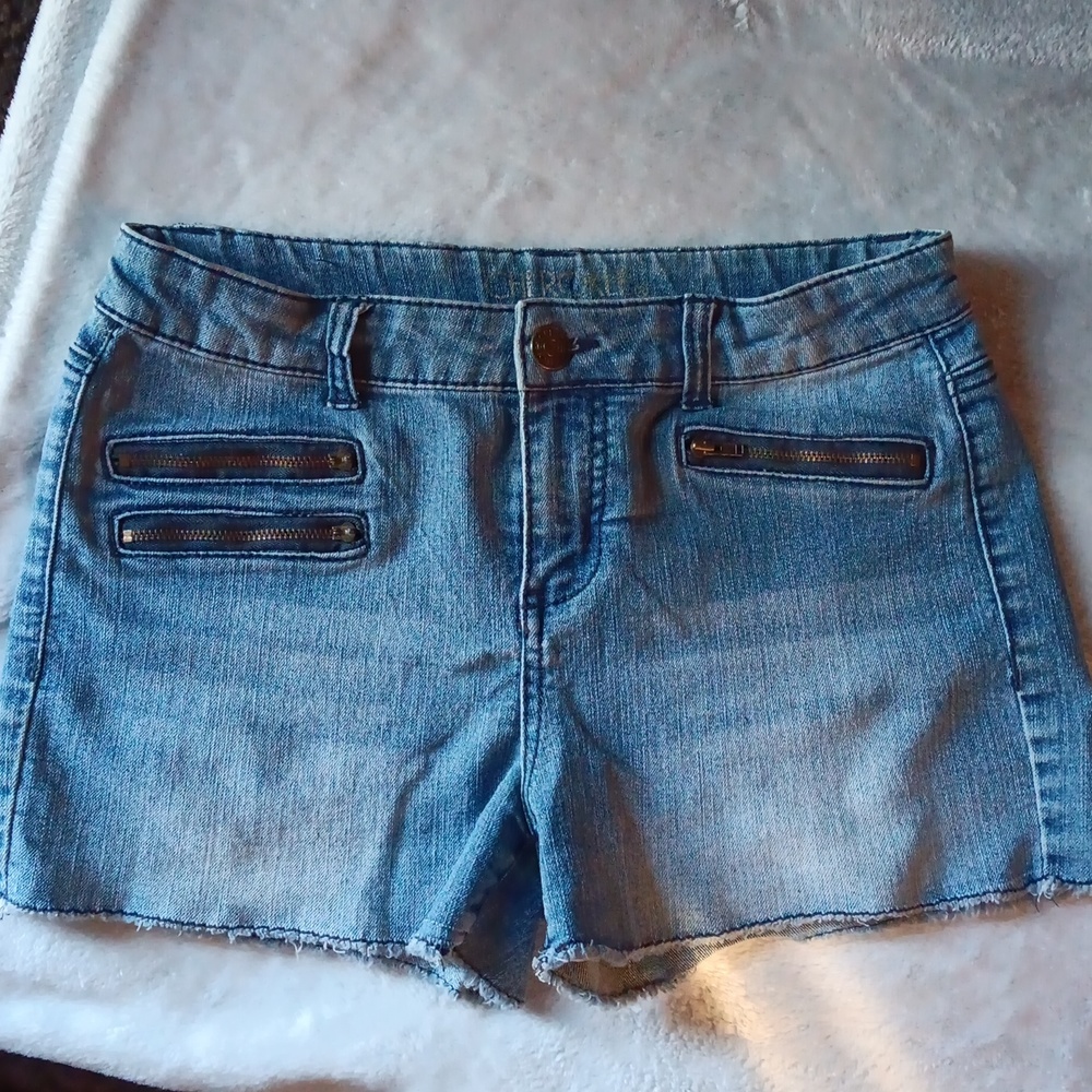Cherokee, Stretch Blue Denim Shorts, SIze XL